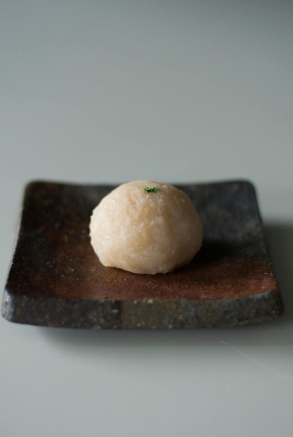 白小豆と生姜のぼたもち